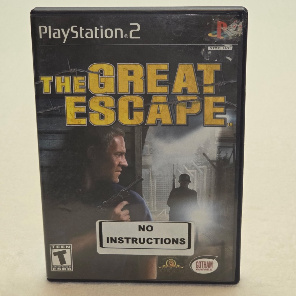 The Great Escape PlayStation 2 PS2 WWII Action Adventure Game‎